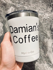 Personalise Your Hydro-Go Reusable Coffee Cup