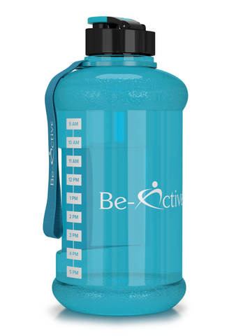 1.3L Motivational Water Jug - Turquoise
